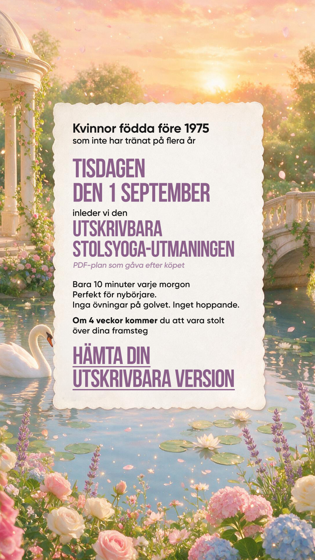 Tori Repa Facebook ad: Börja din förvandling nu!