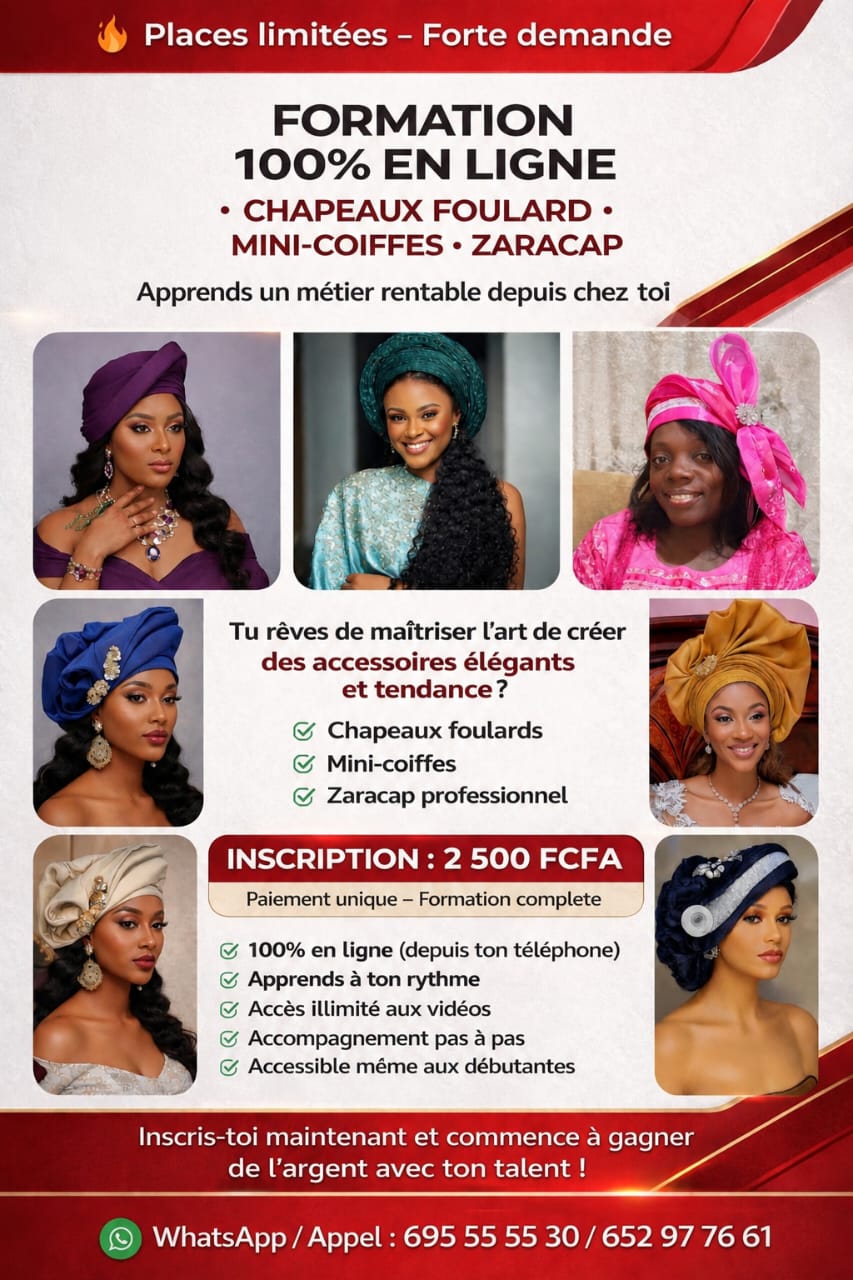 Artisanat Mégapolitan Facebook ad: Deviens celle qu'on admire dans les cérémonies