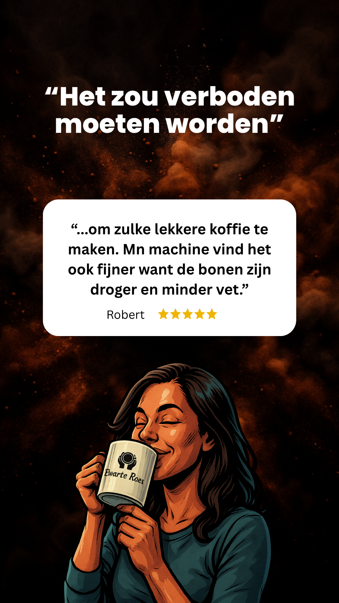 Zwarte Roes coffee Facebook ad