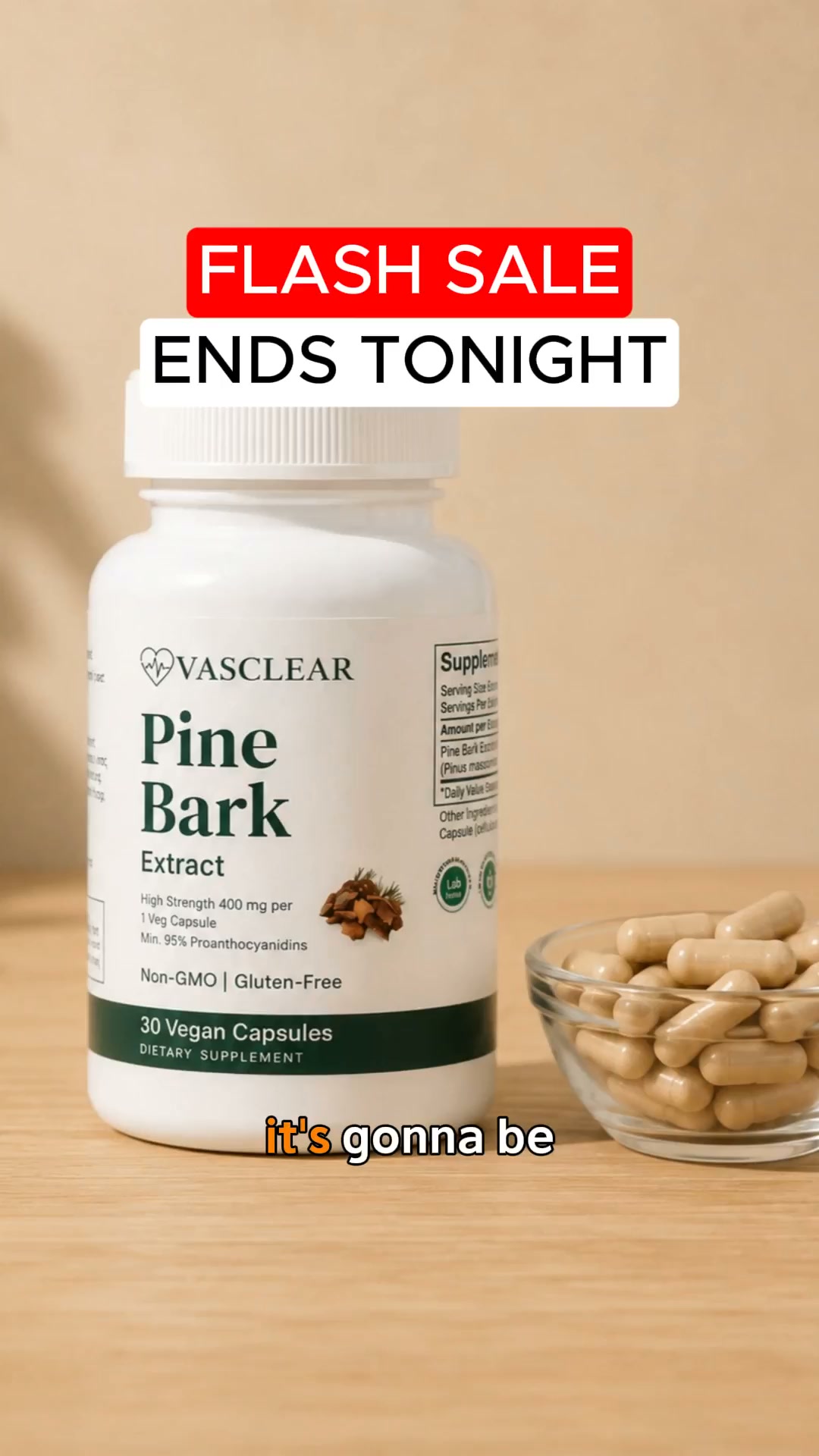 Vasclear Facebook ad: Support your heart health the natural way
