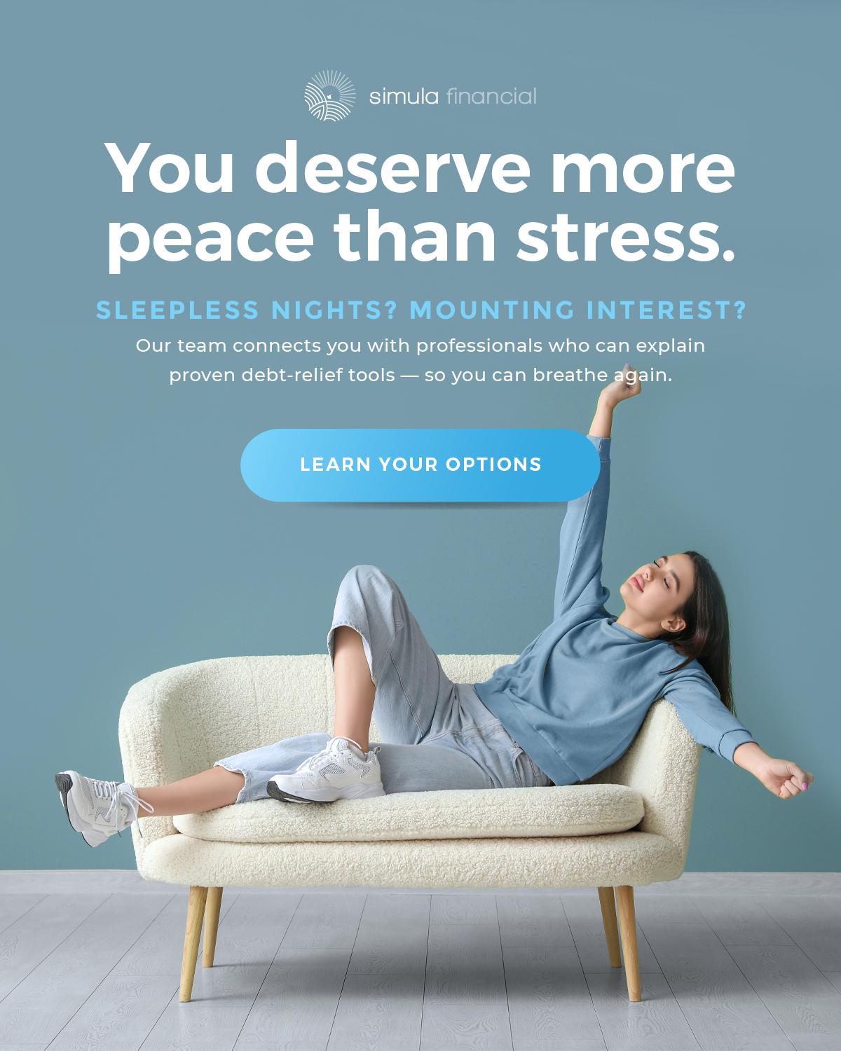 Jennifer Croft at Simula Financial Facebook ad: Attention Filipinos in Debt