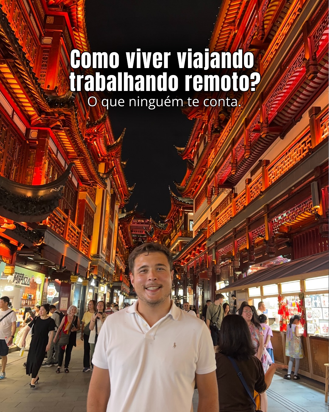 Nexus - Código da Carreira em Dólar Facebook ad: Todo mundo diz que queria viver viajando.