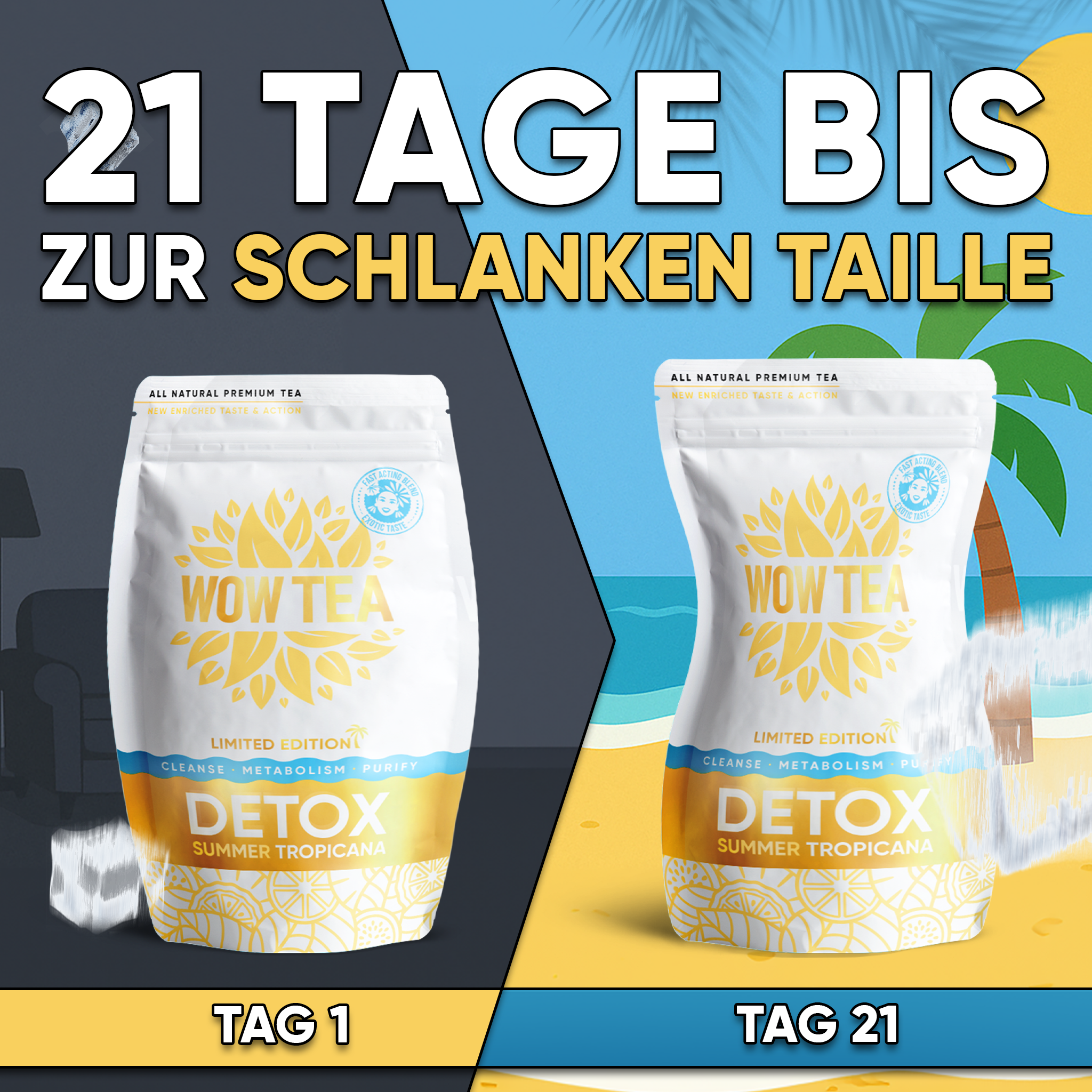 WOW Tea Österreich Facebook ad