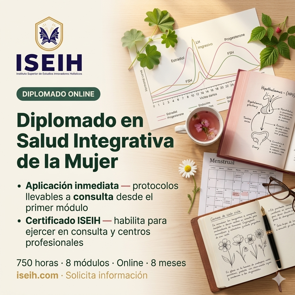 ISEIH Facebook ad: Diplomado en Salud Integrativa de la Mujer