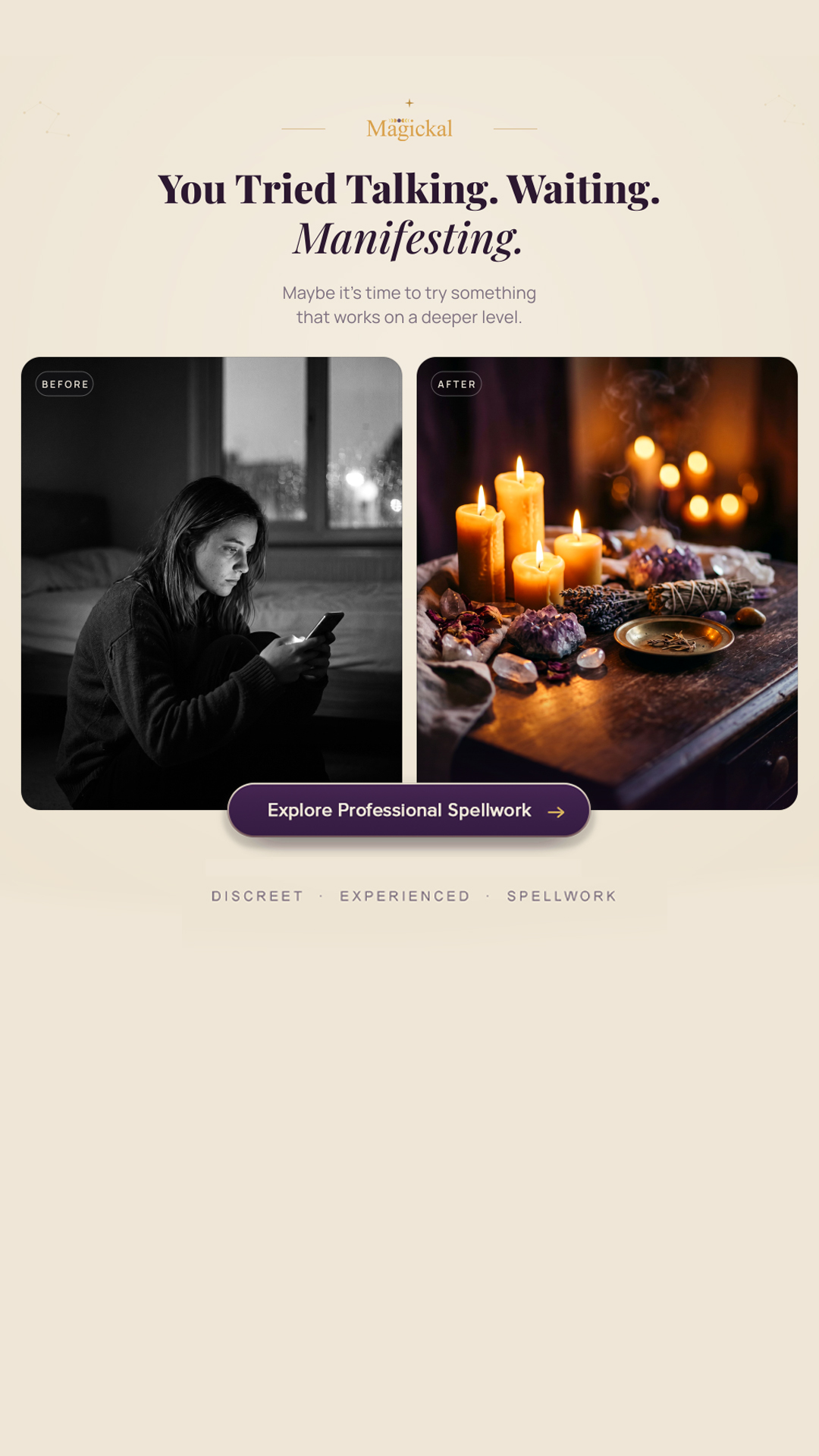 Magickal Spot Facebook ad