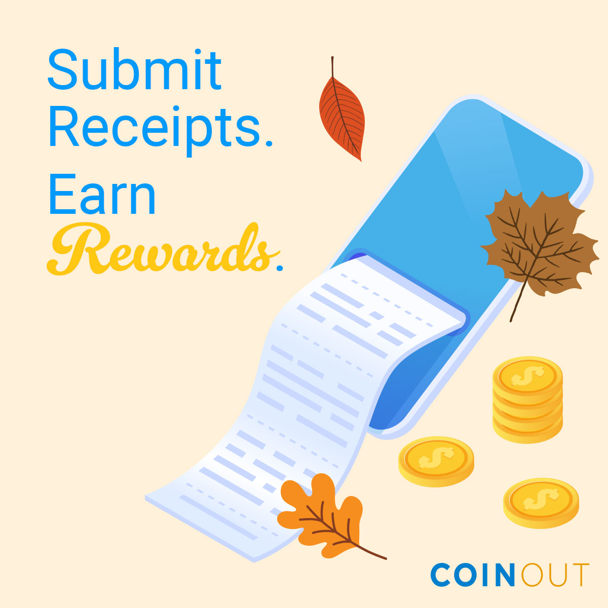 CoinOut Facebook ad from Oct 23, 2025