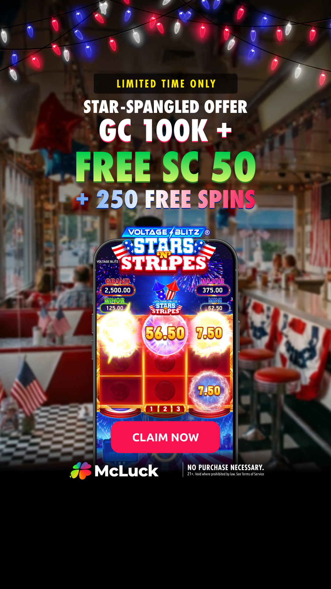 McLuck.com Facebook ad