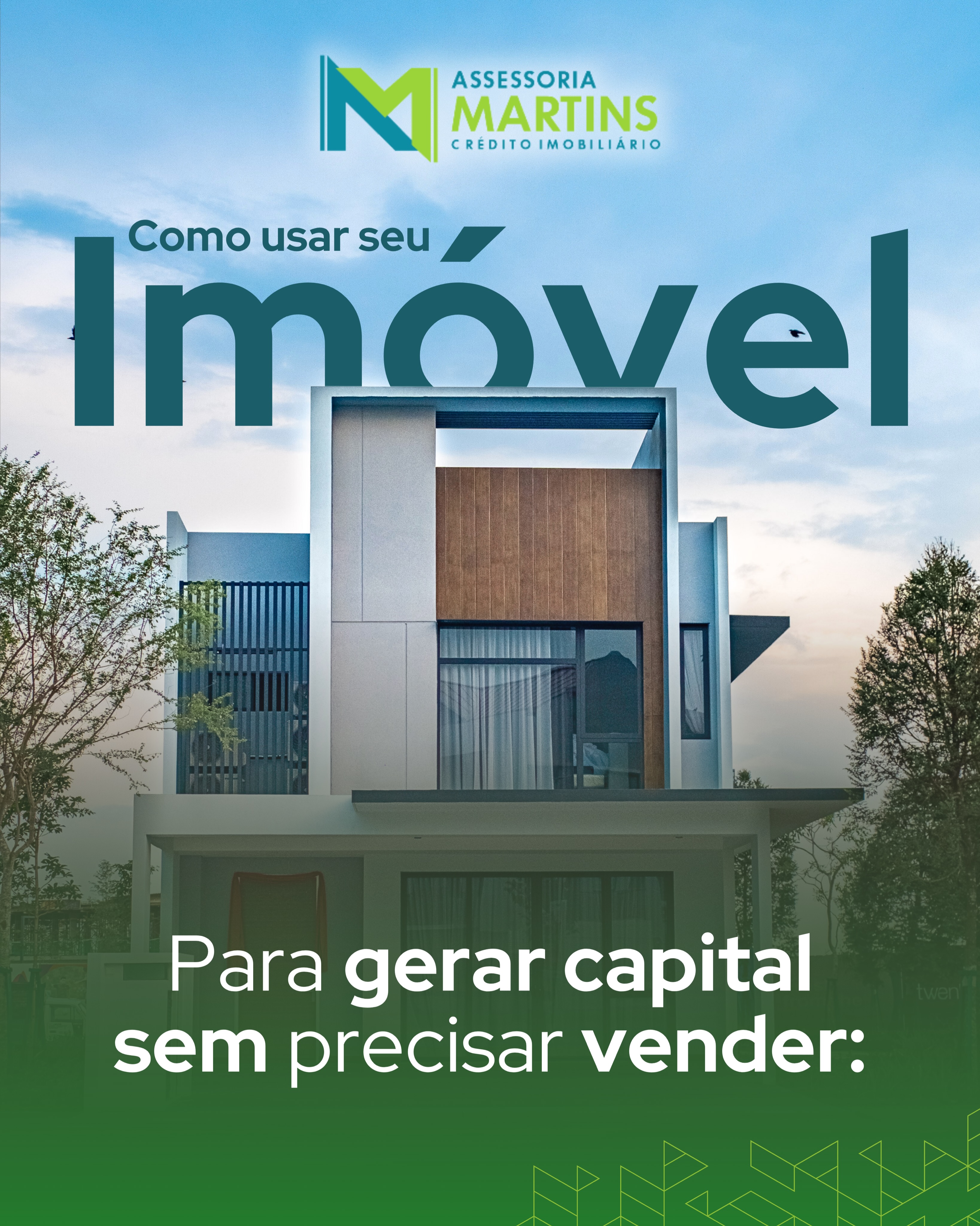 Assessoria Martins Crédito Imobiliário Facebook ad: Seu imóvel pode fazer muito mais por você…