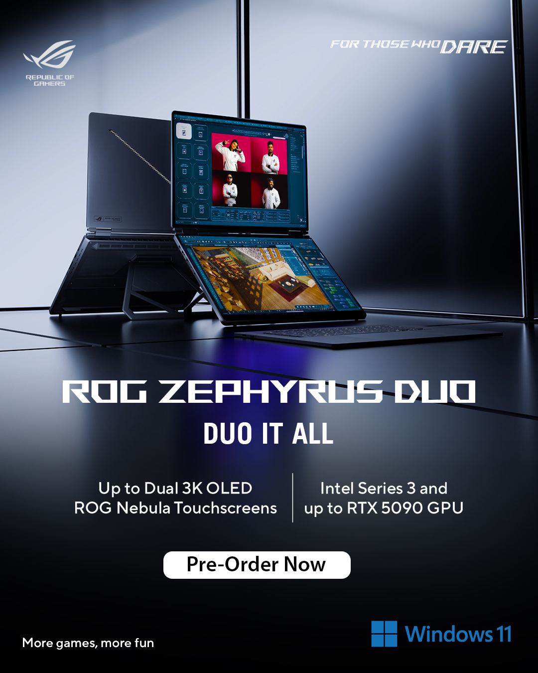 ASUS Republic of Gamers Facebook ad
