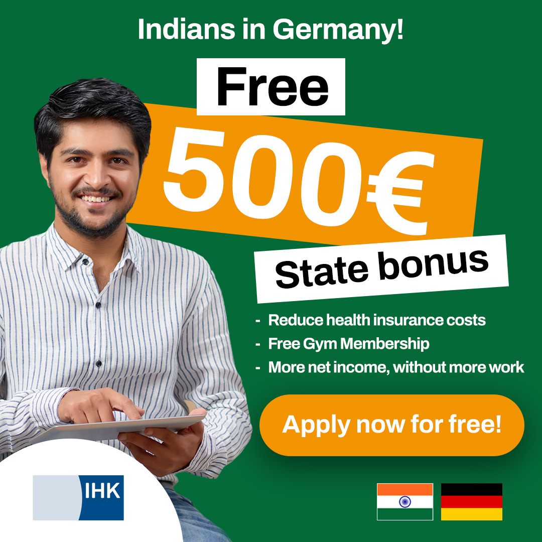 Indiafinance Facebook ad: Your health insurance costs are too high? Save €500 now!