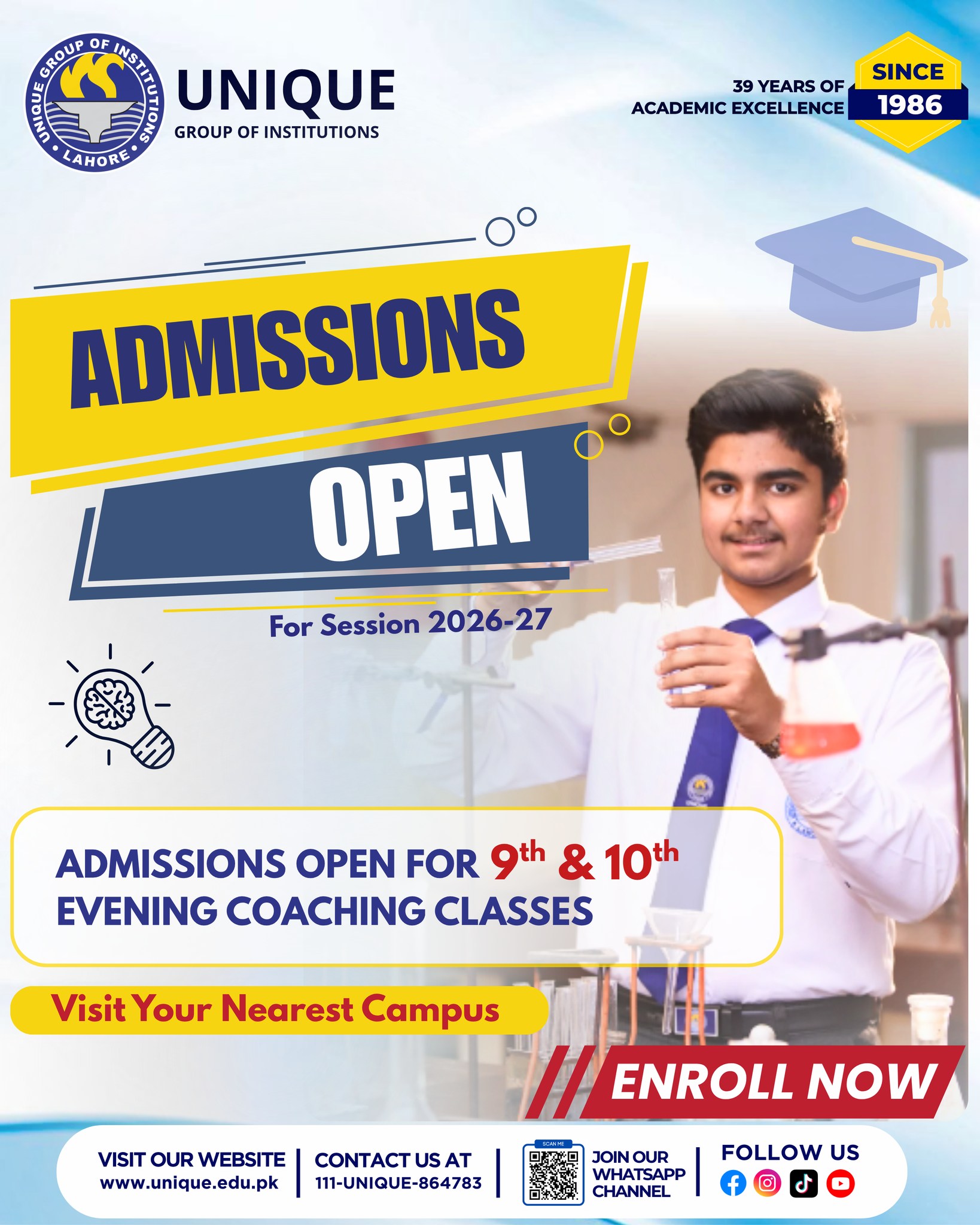 Unique Group of Institutions - UGI Facebook ad: Looking to boost your academic performance and secure…