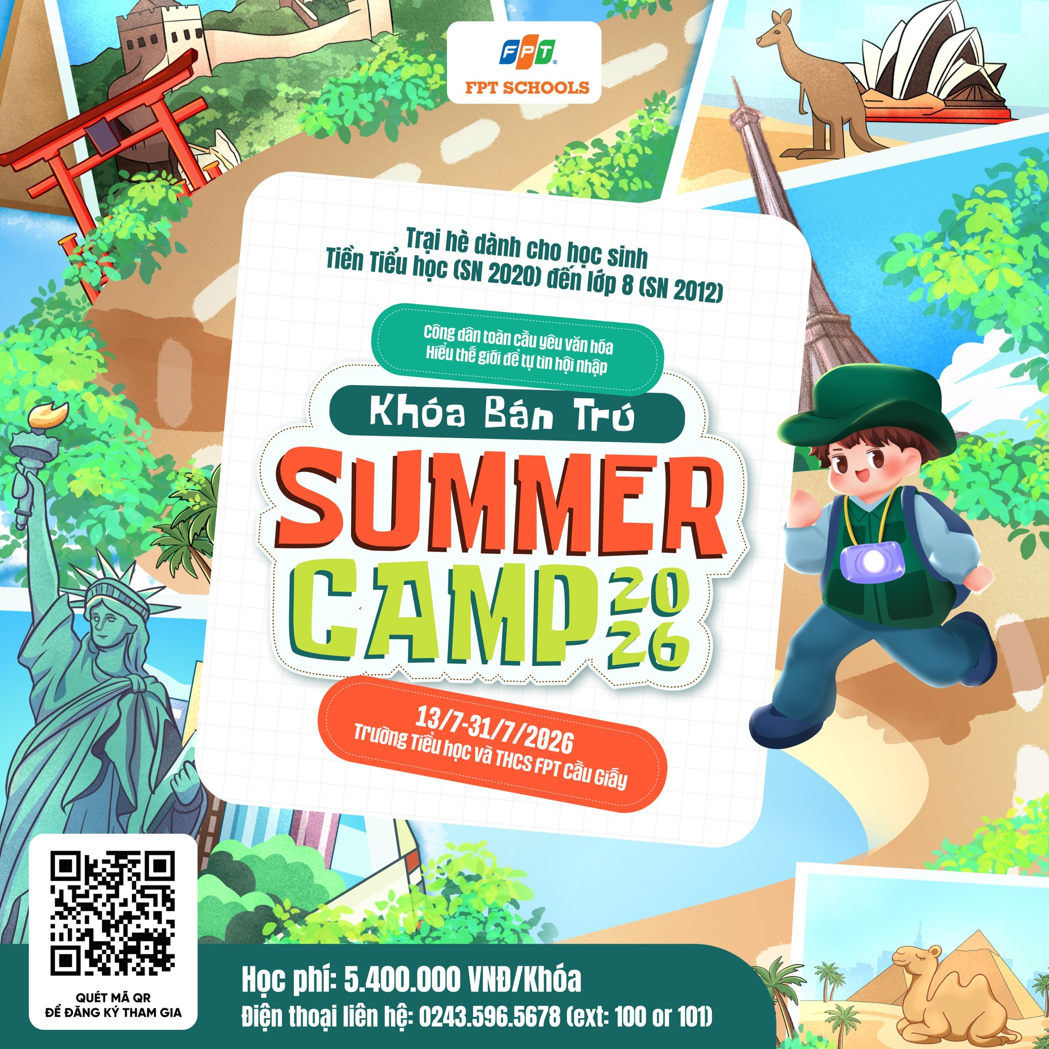 Trường Tiểu học và THCS FPT Facebook ad: SUMMER CAMP 2026 - MÙA HÈ TRẢI NGHIỆM…