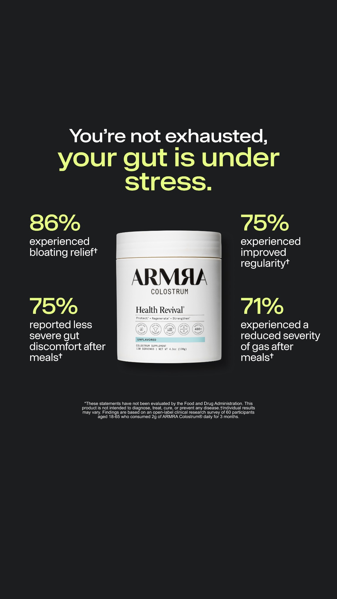 ARMRA Facebook ad