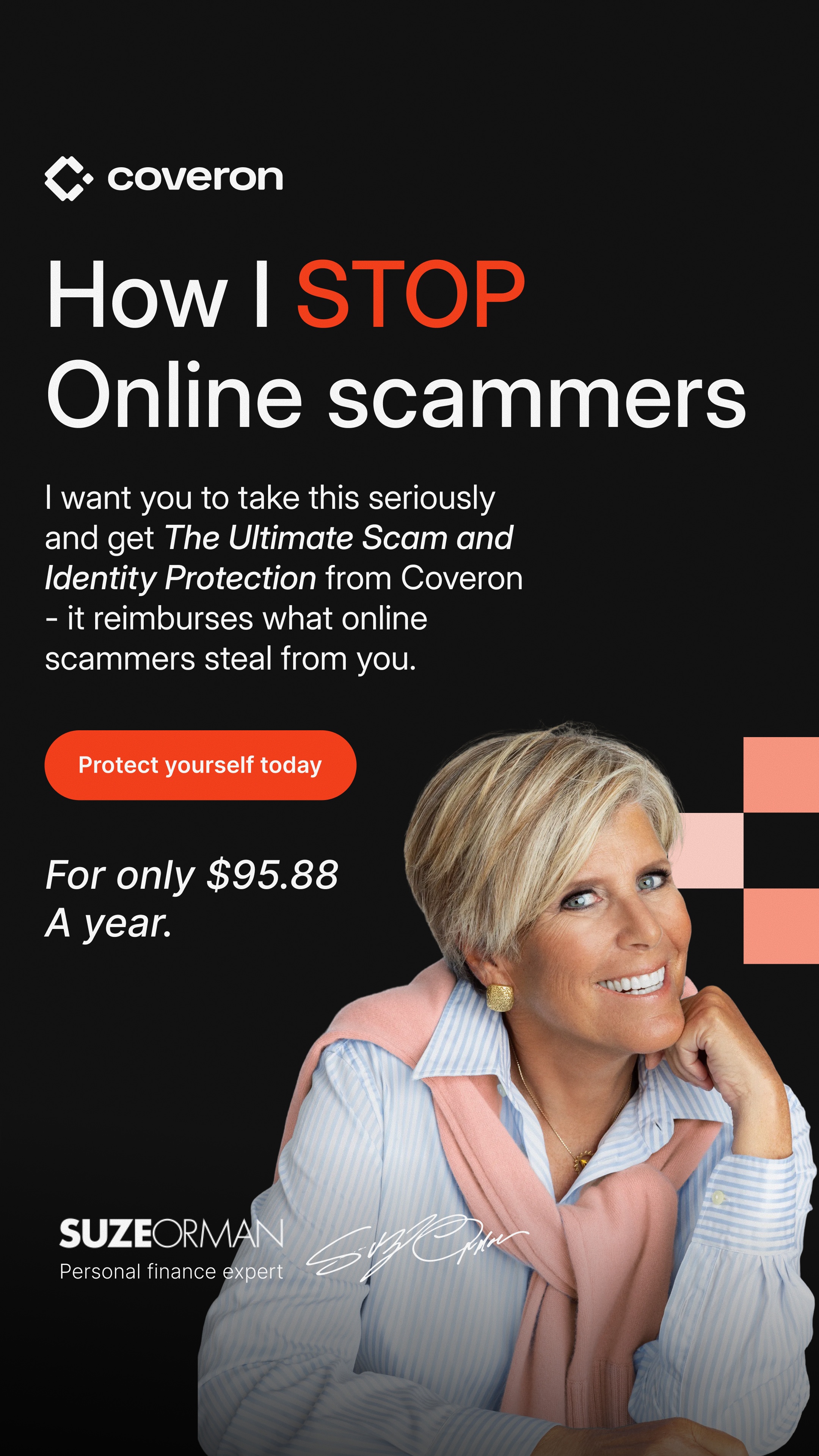 Suze Orman Facebook ad