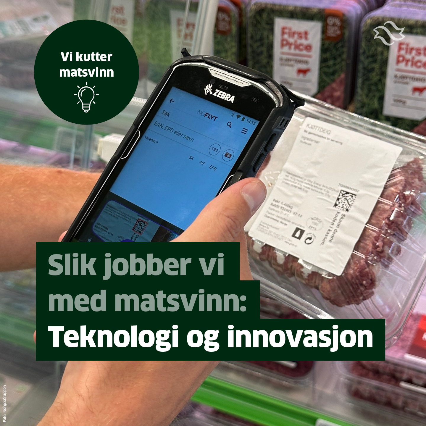 NorgesGruppen ASA Facebook ad: Systematisk arbeid gir resultater.