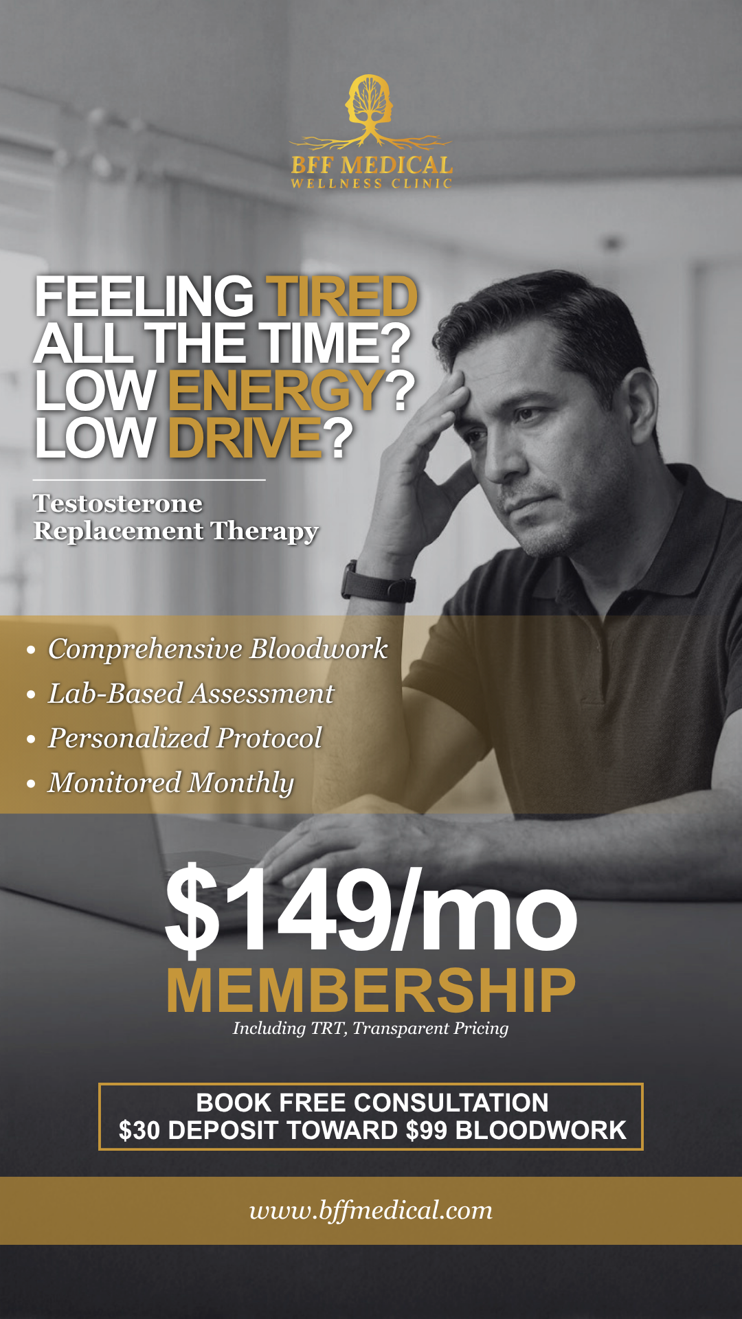 BFF Medical Wellness Clinic Facebook ad from May 20, 2026