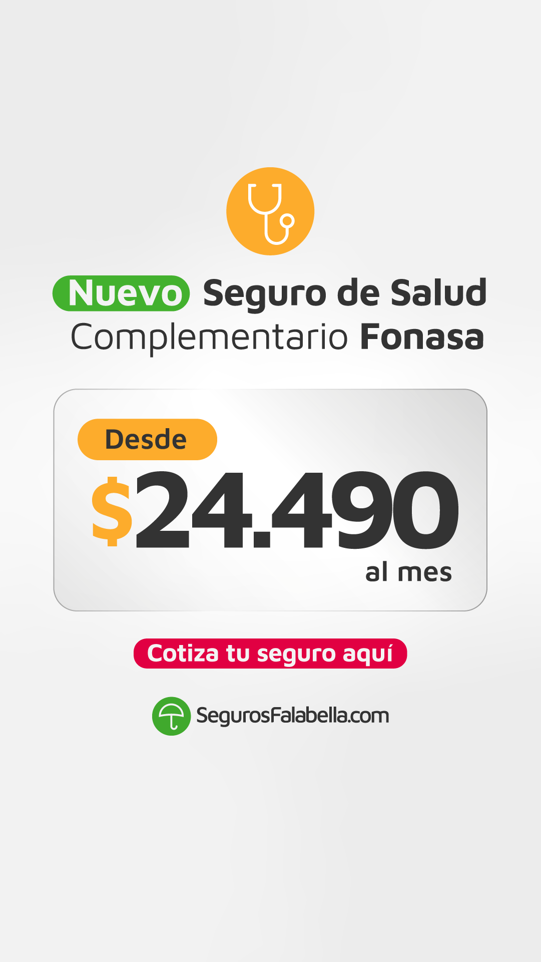 Seguros Falabella Chile Facebook ad