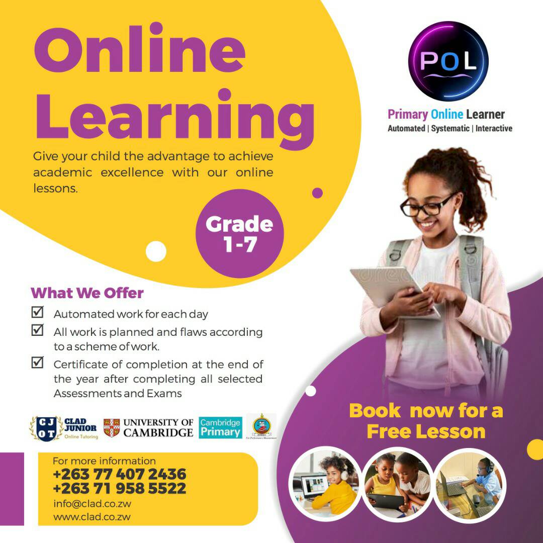 Primary Online Learner-CJOT Facebook ad: Primary Online Learner has Live interactive classes