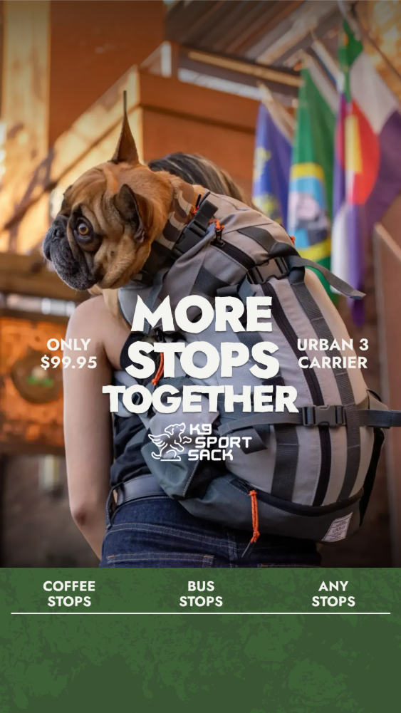 K9 Sport Sack Facebook ad from Jun 30, 2026