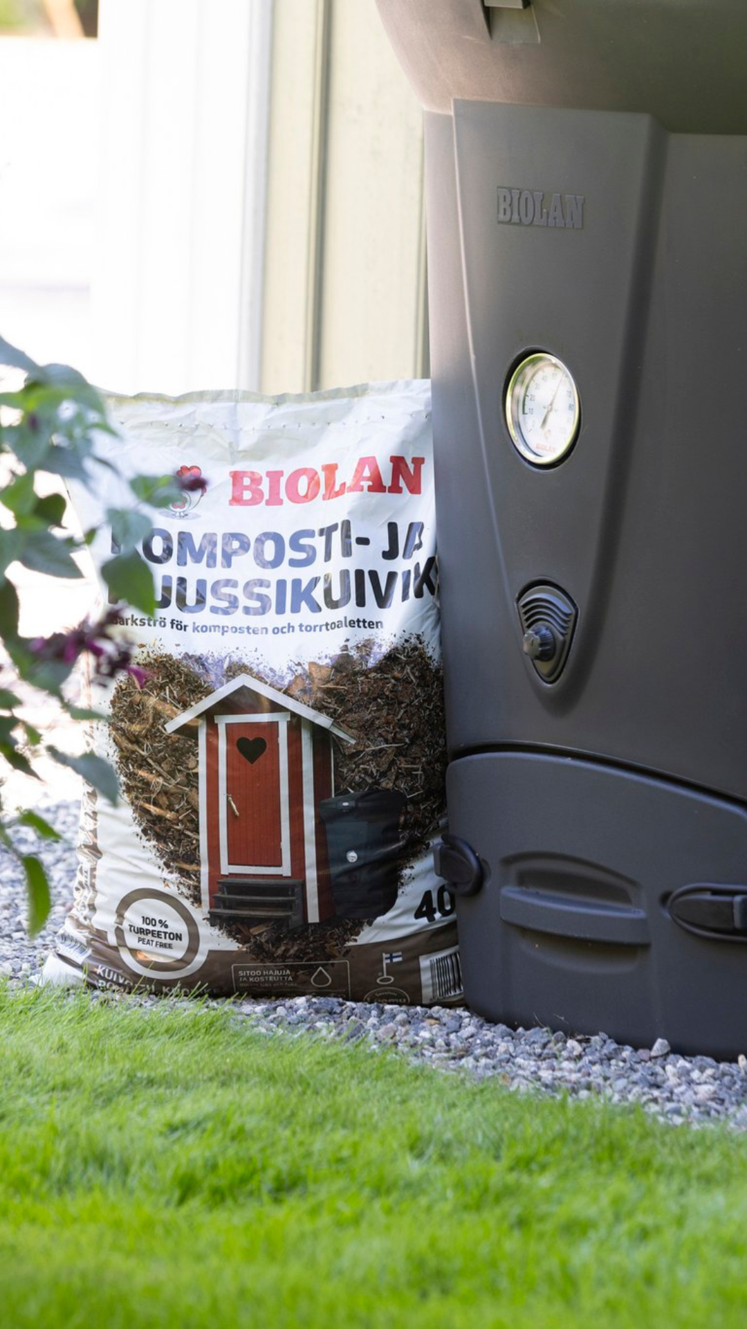 Biolan Global Facebook ad: Biolan Thermokomposter 220eco
