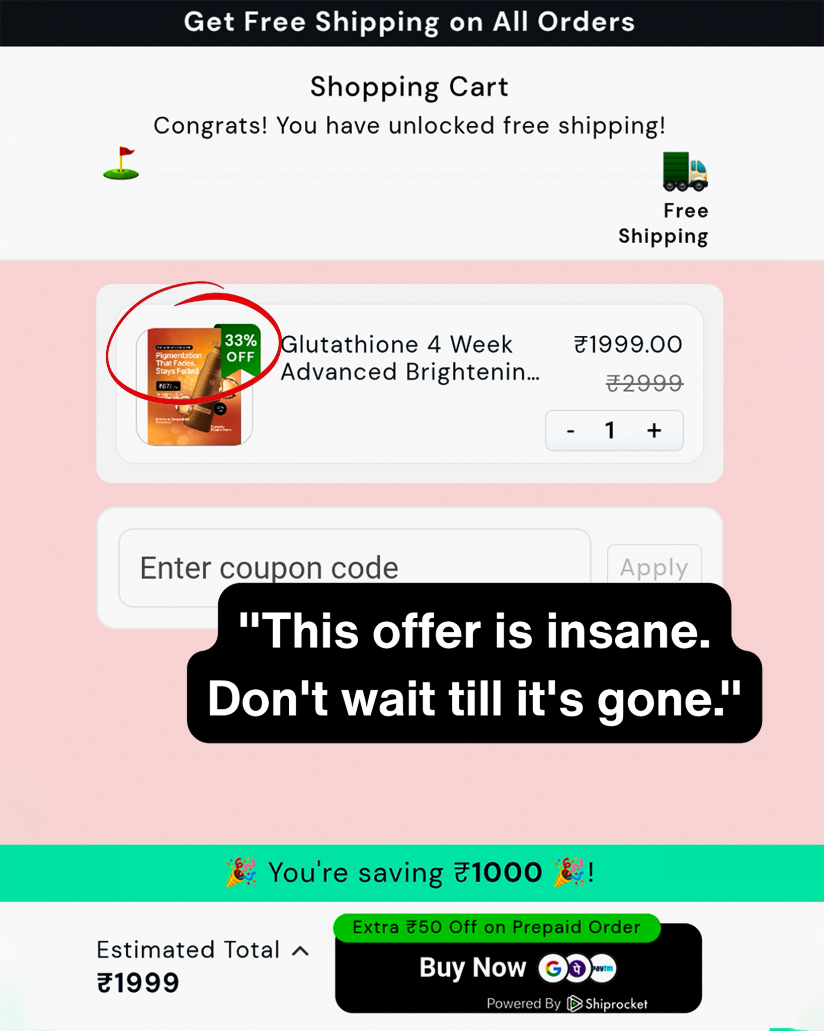 Gleuhr Skin Facebook ad