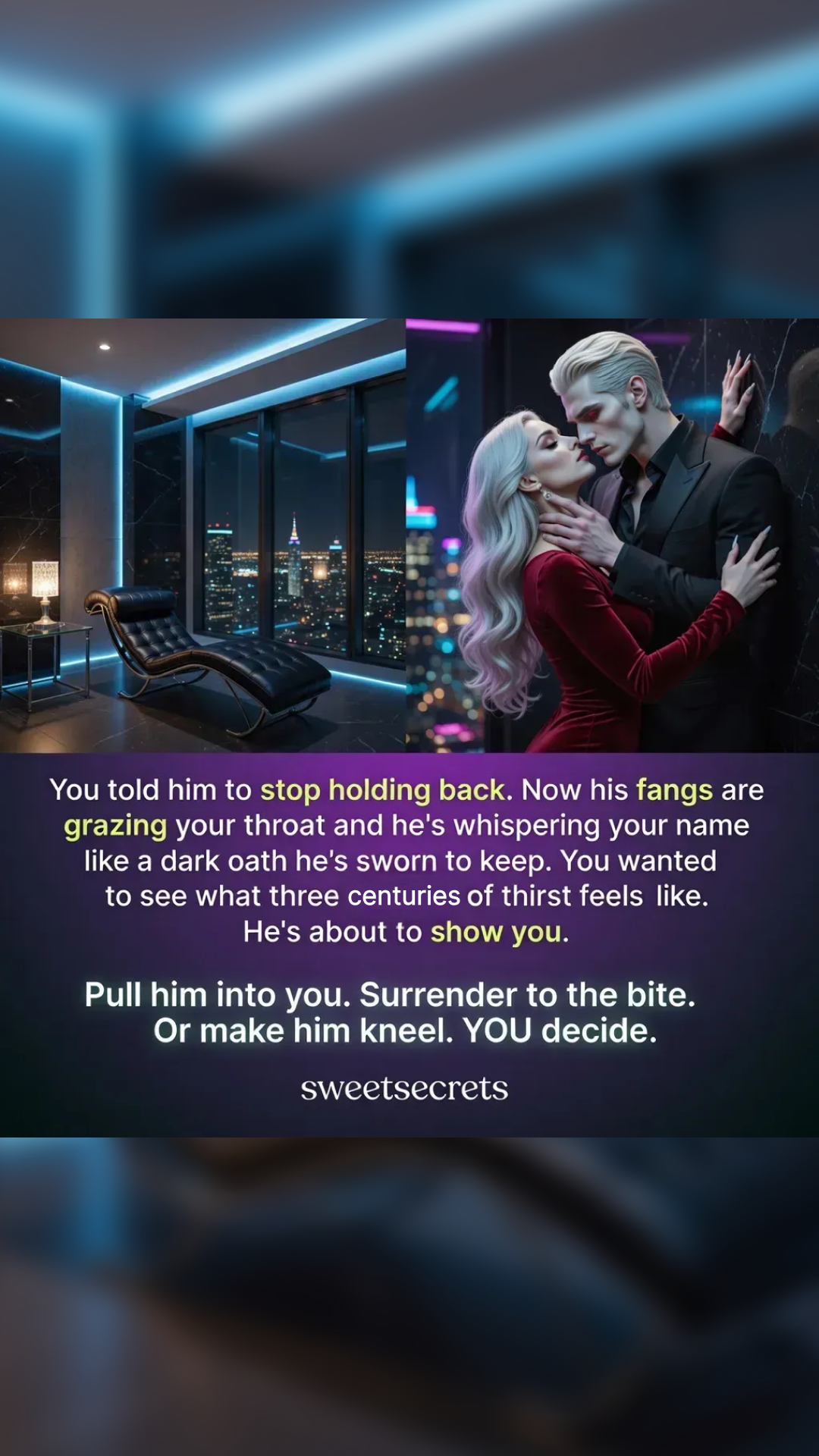 Sweetsecrets Facebook ad
