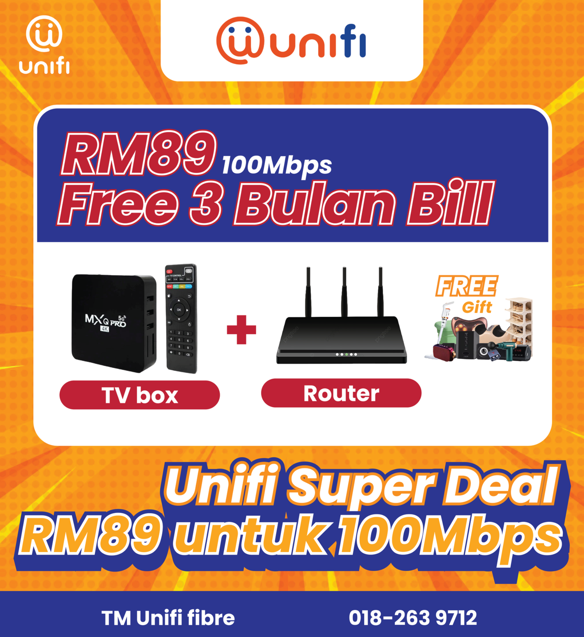 TM Unifi Fibre Pendaftaran Facebook ad
