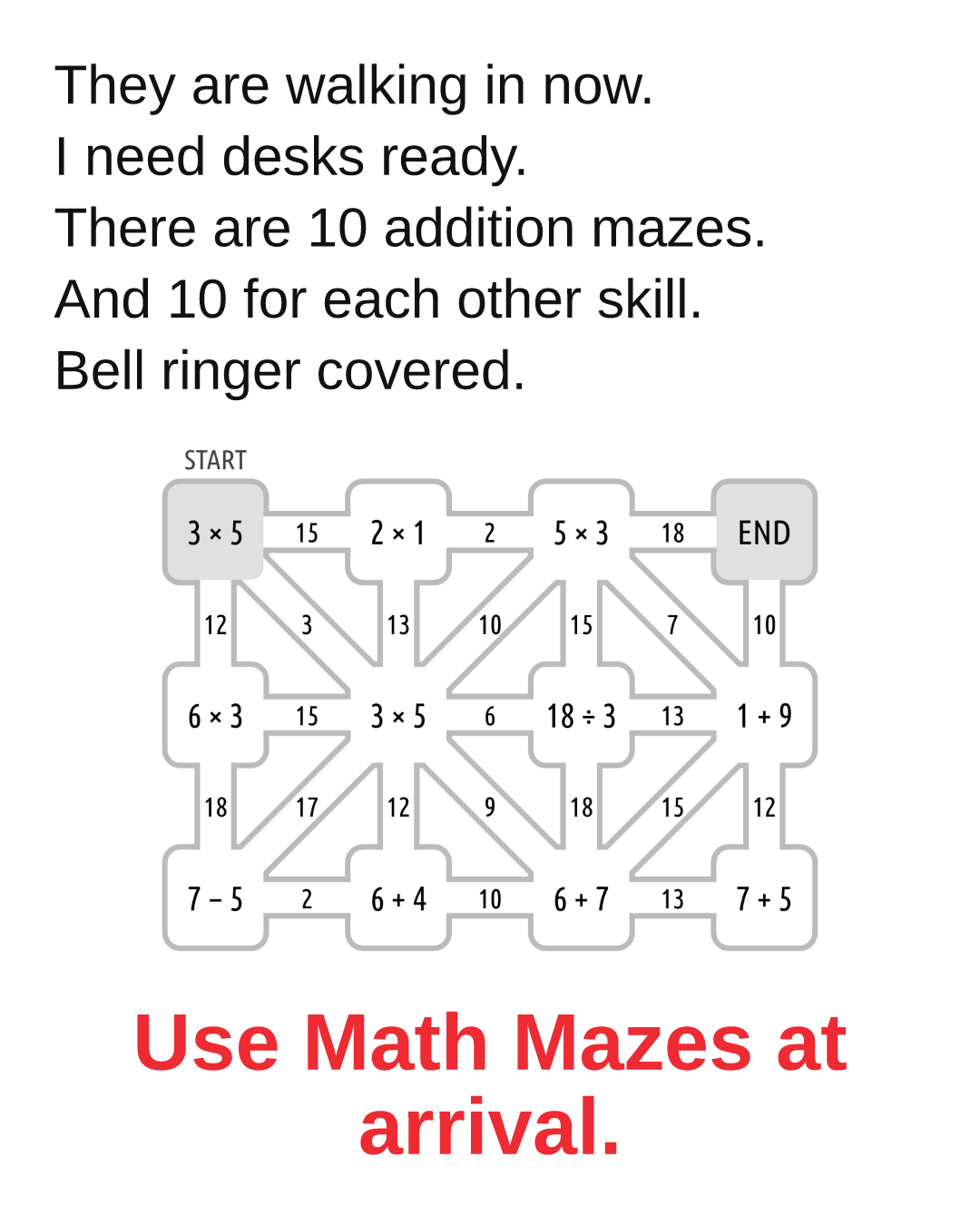 Aha Printables Facebook ad: 50 Printable Math Practice Options