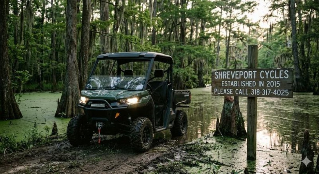 Shreveport Cycles Off Road - Polaris/Can-AM/Kawasaki/Suzuki Facebook ad: UP TO $1,500 OFF Can-Am Defender At Shreveport…