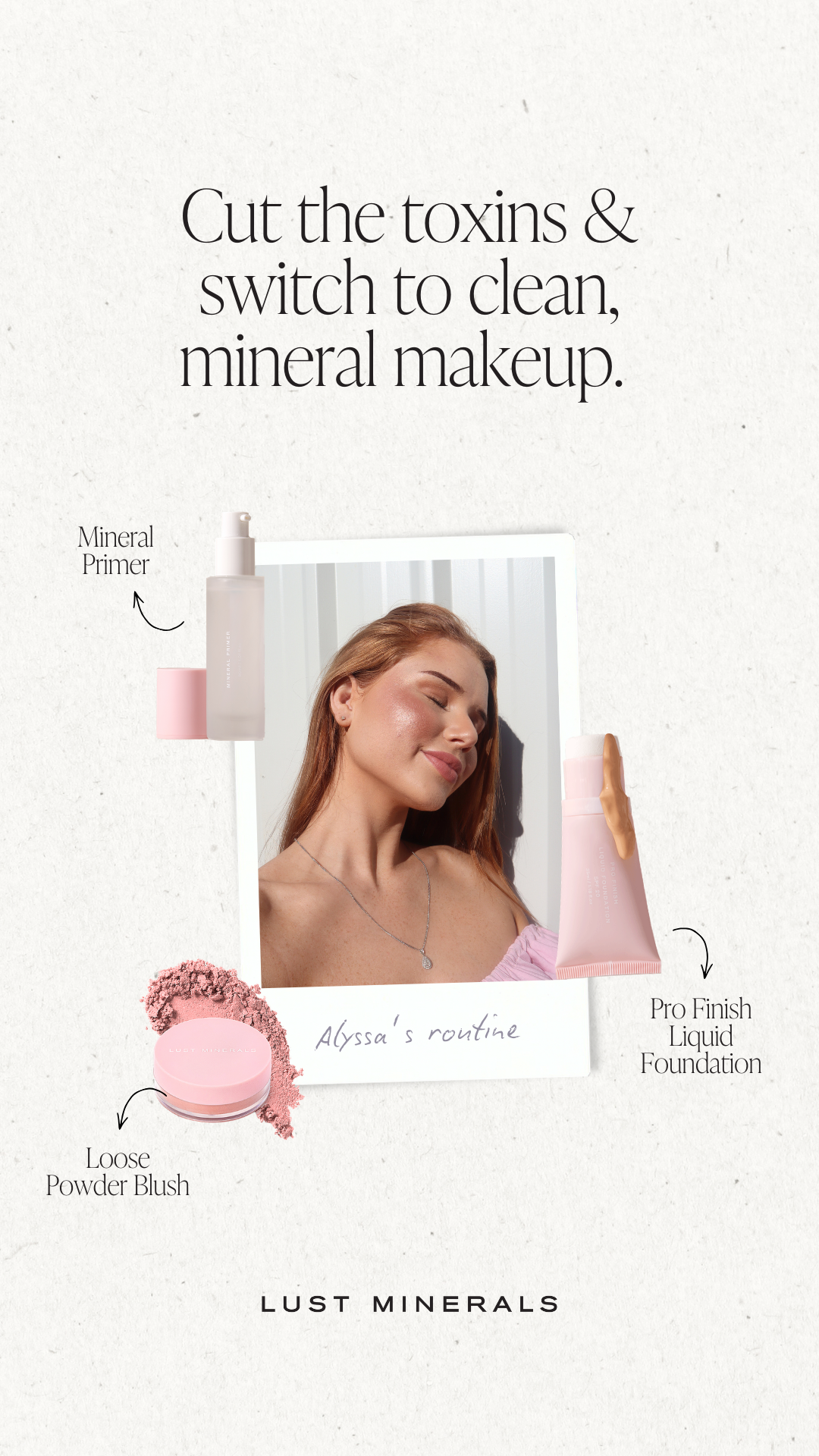 Lust Minerals Facebook ad
