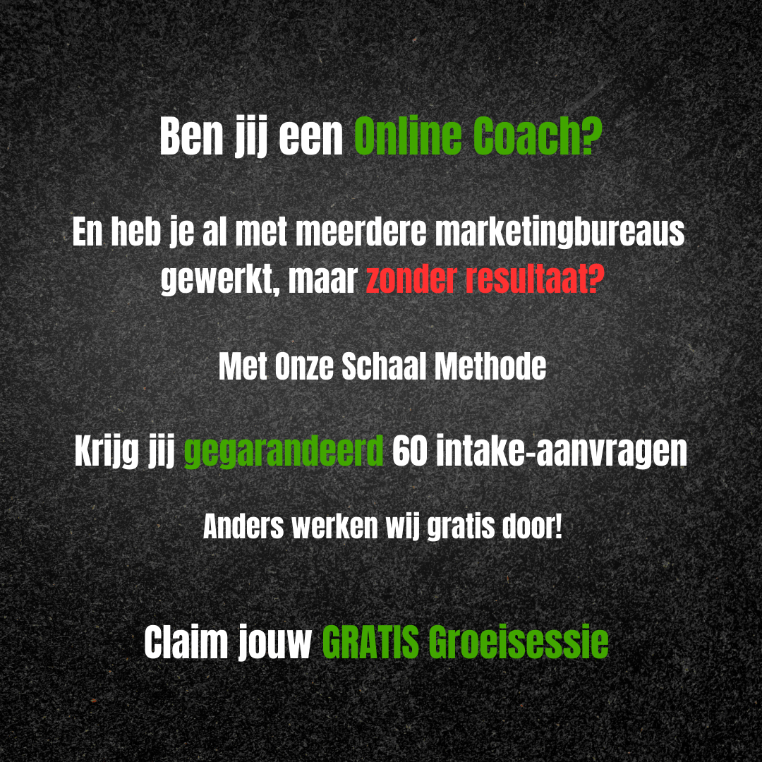 Jake van Steeg Facebook ad: Gratis Groeisessie!