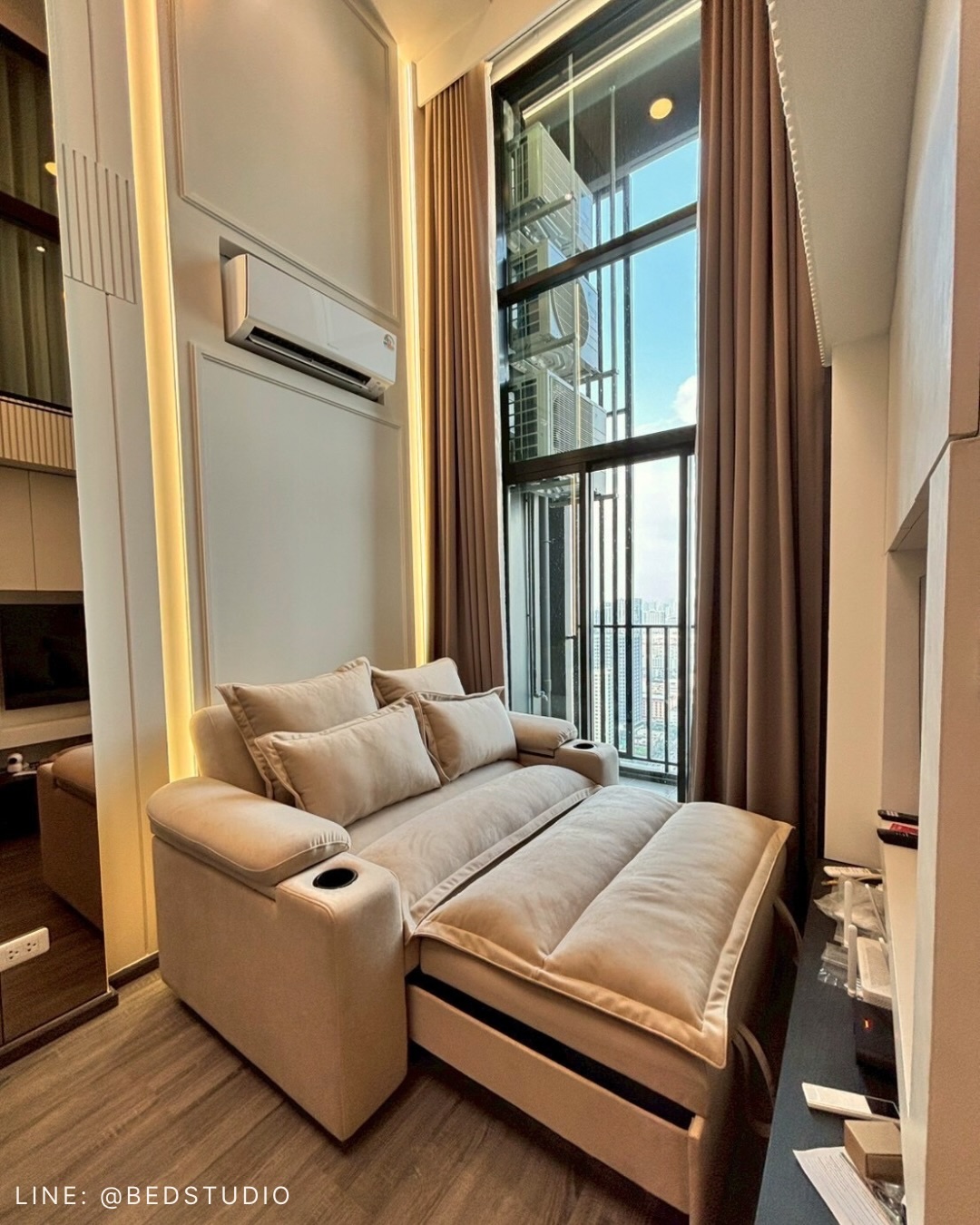 Bedstudio โรงงานผลิตเตียง โซฟาเบด บุผนัง Facebook ad: 𝗦𝗼𝗳𝗮 𝗯𝗲𝗱 𝟮 𝘀𝗲𝗮𝘁𝘀 รีวิว @𝗕𝗘𝗗𝗦𝗧𝗨𝗗𝗜𝗢 |…