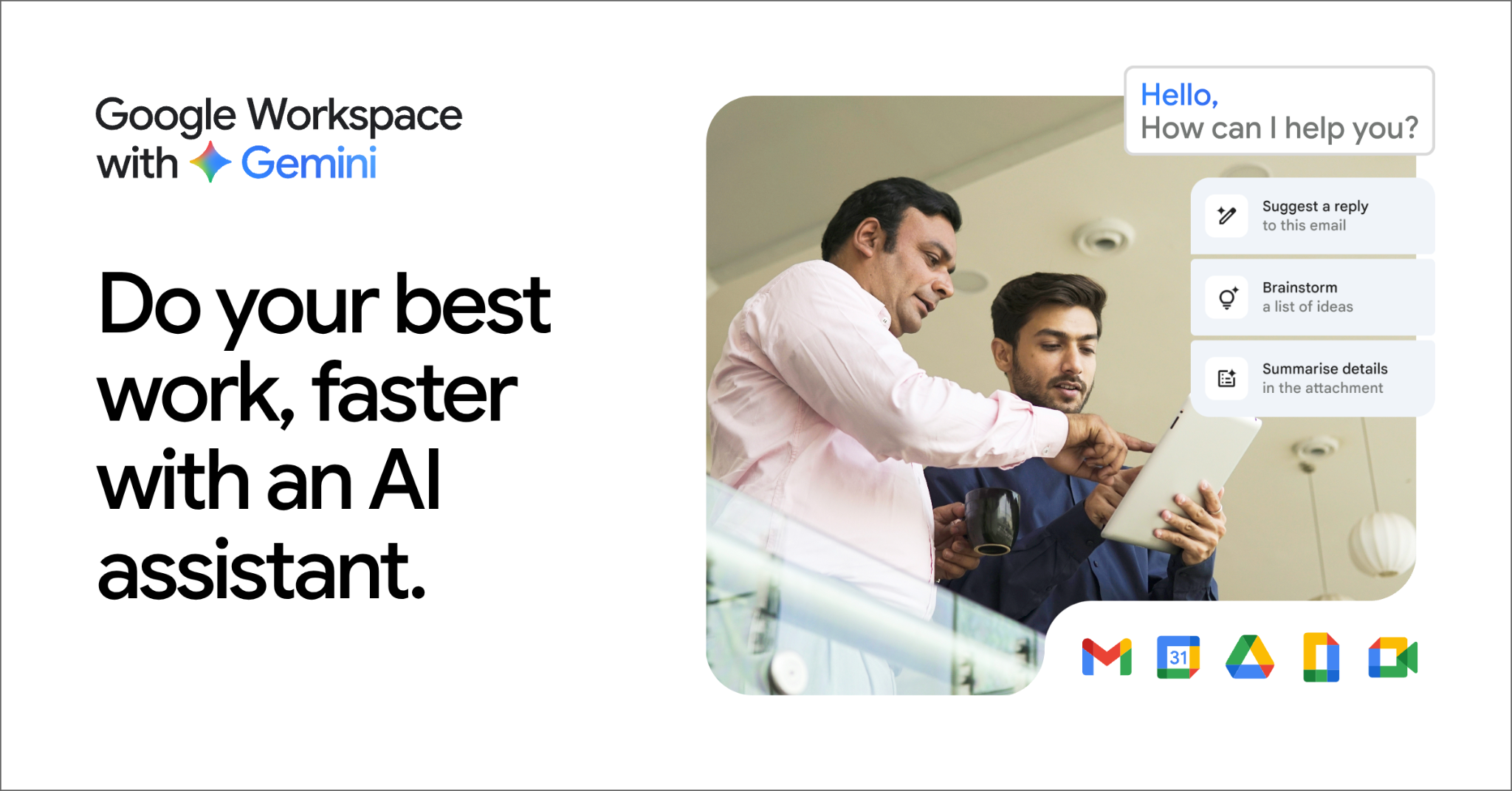 Google Workspace Facebook ad