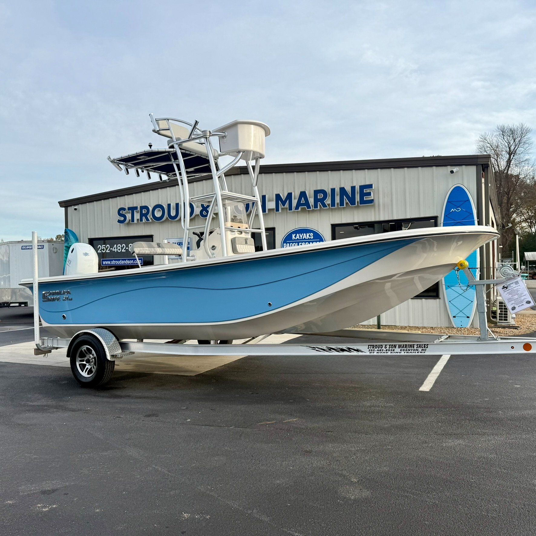 Rene Marine Sales Facebook ad: 2025 Carolina Skiff 21 ls