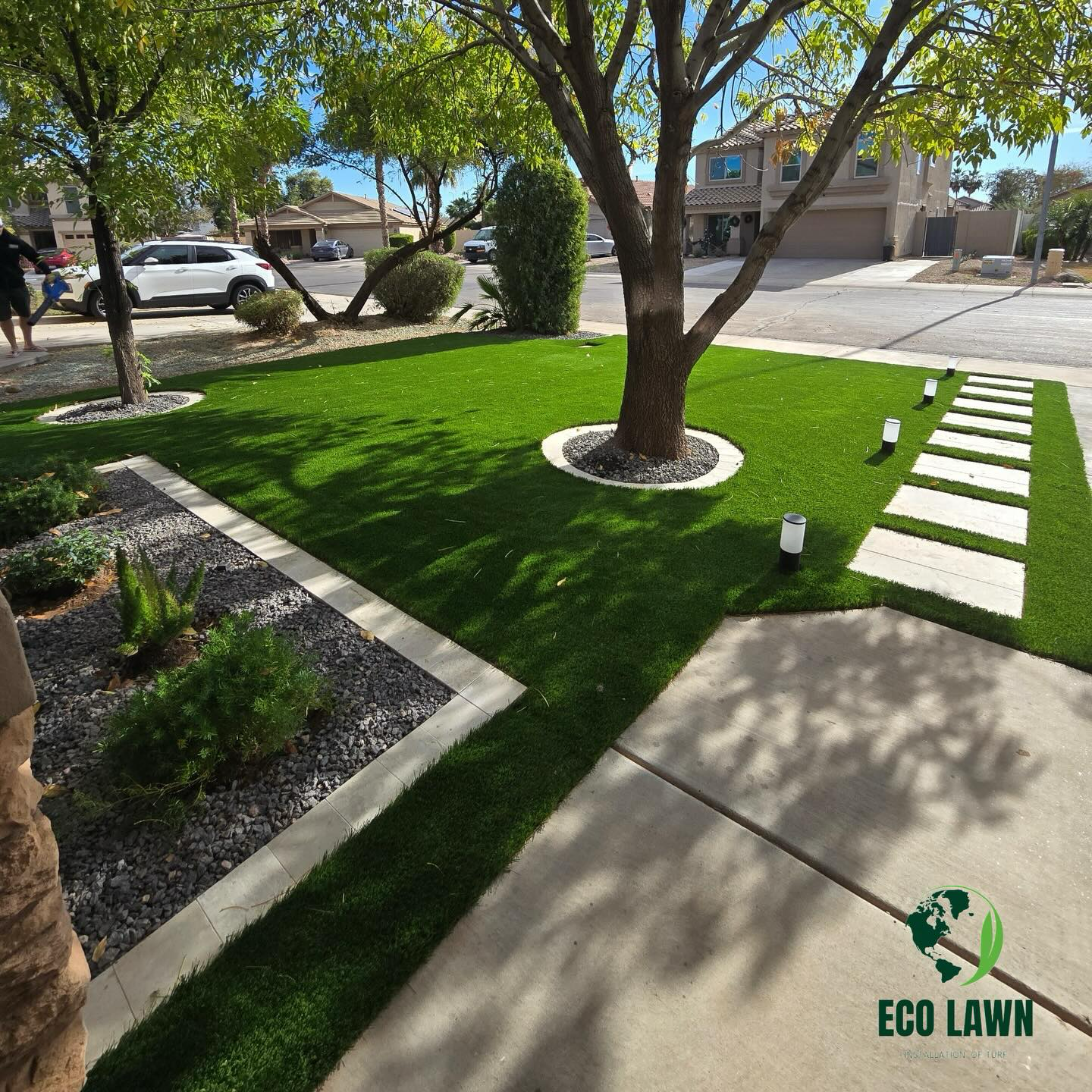 Eco Lawn LLC Facebook ad: Artificial Turf Installation