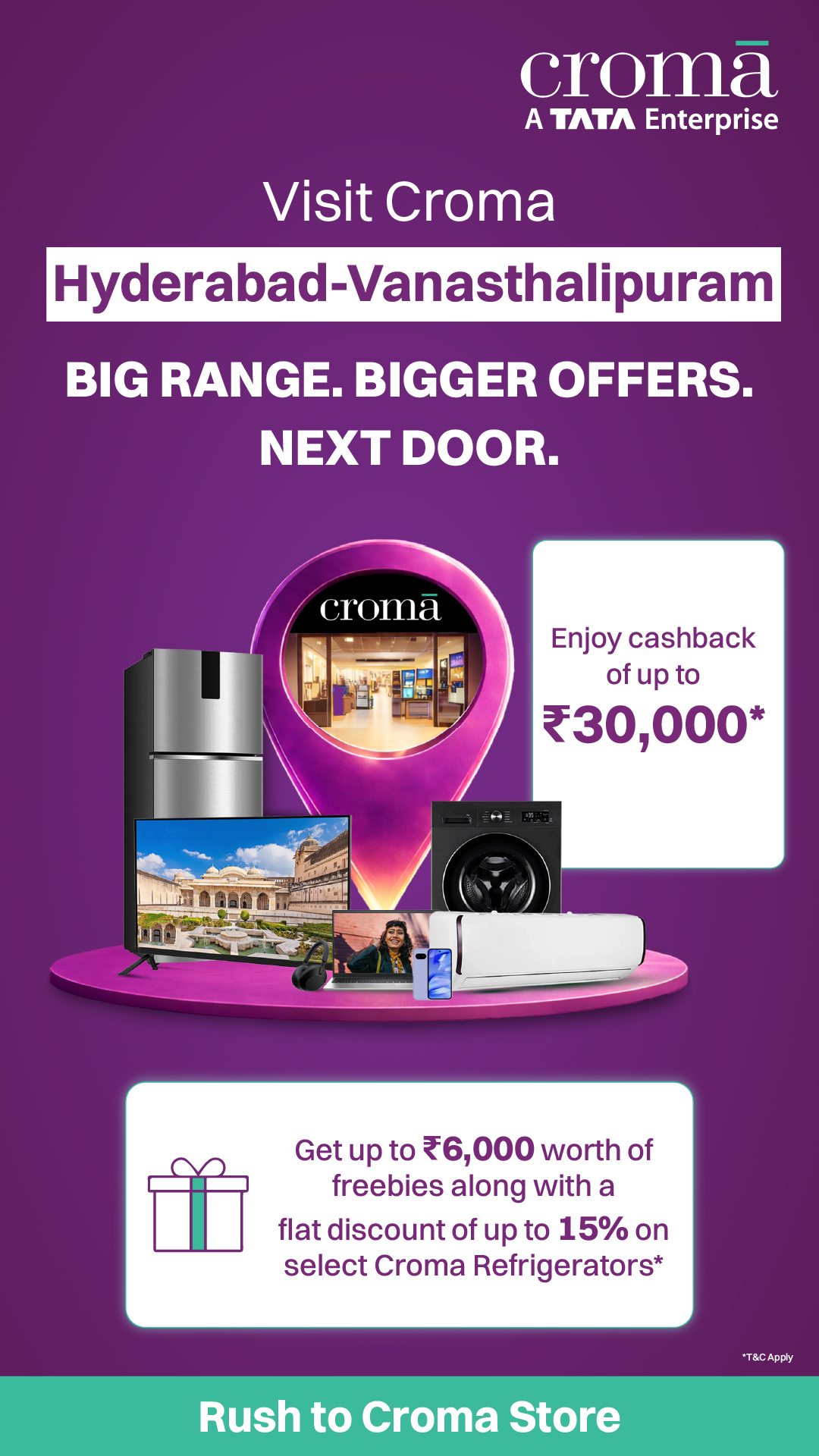 Croma Facebook ad