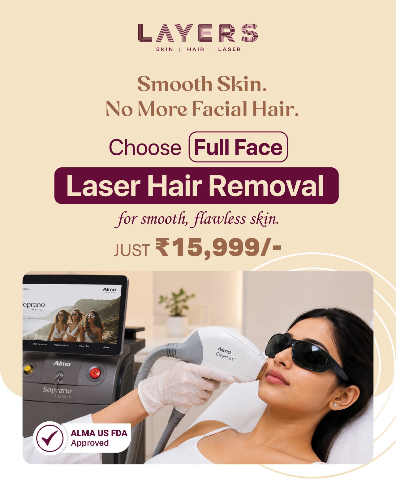 Layers Clinics Facebook ad