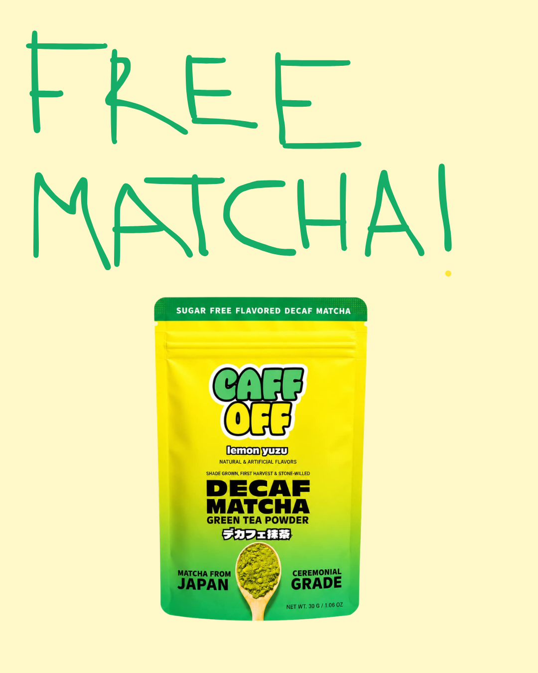 billito.ai Facebook ad: Up to 40% Off + FREE Matcha