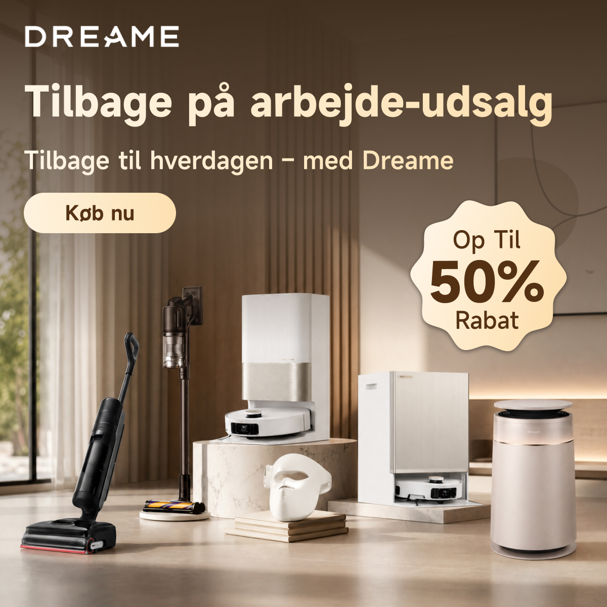 Dreame Store Nordics Facebook ad