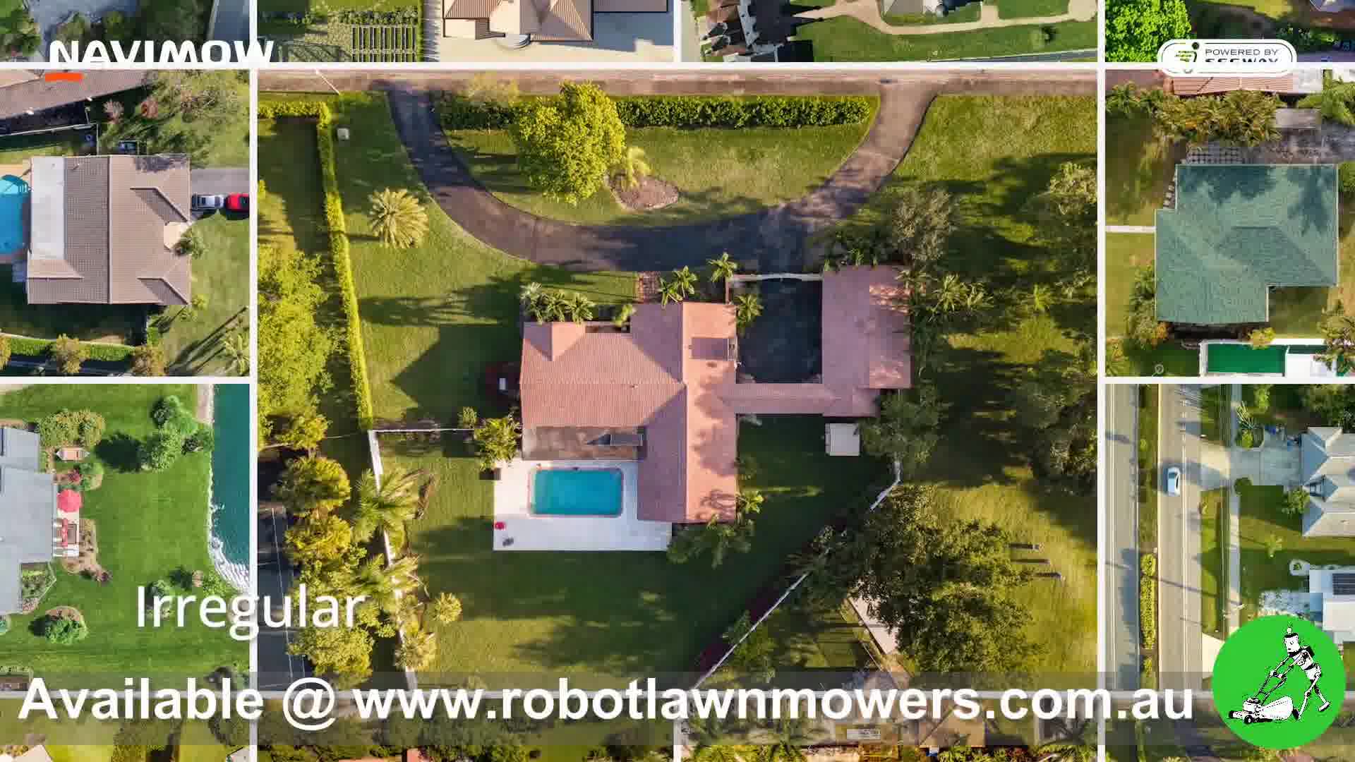 Robot Lawn Mowers Australia Facebook ad: INTRODUCING THE SEGWAY NAVIMOW iSERIES