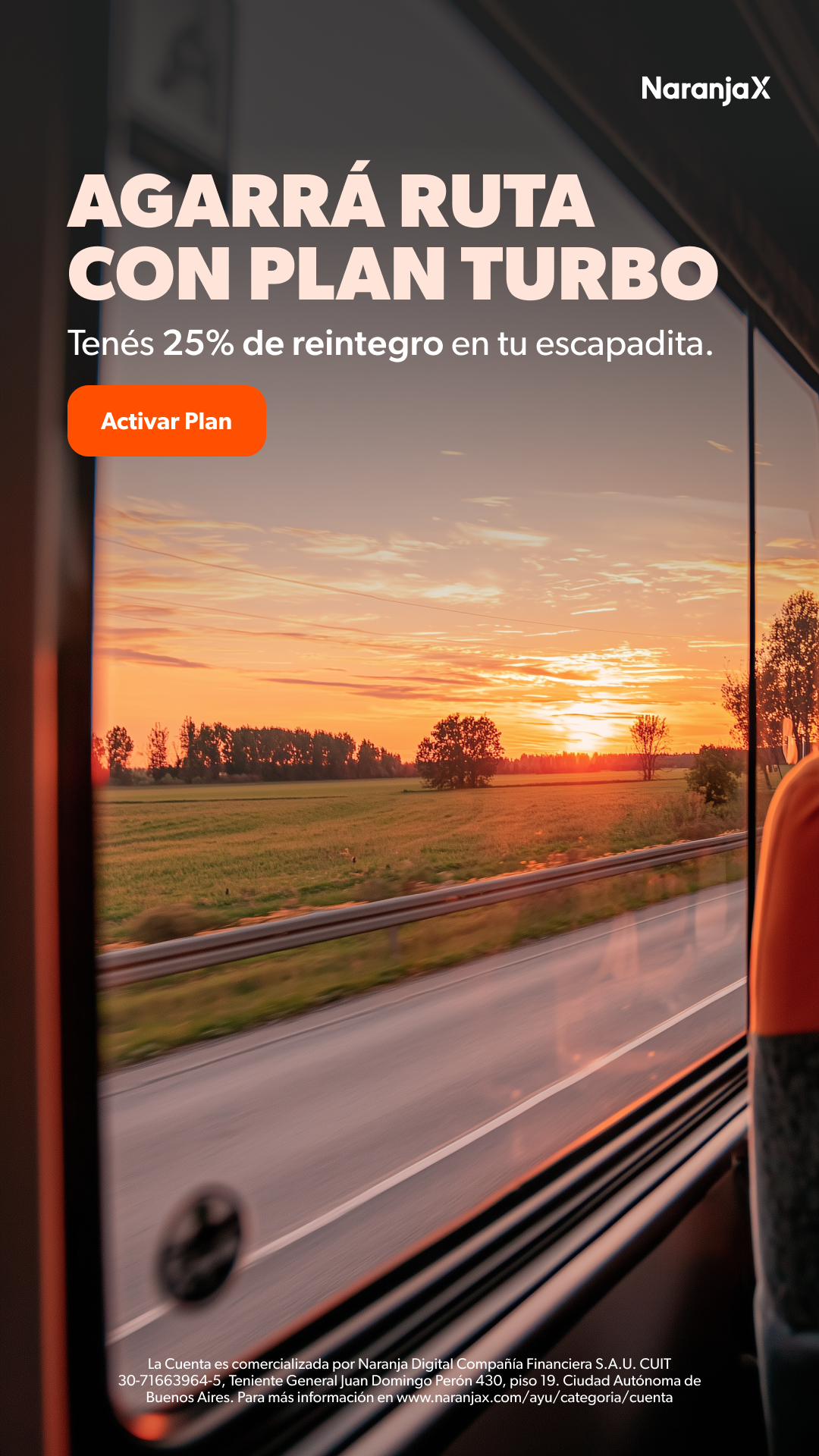 Naranja X Facebook ad