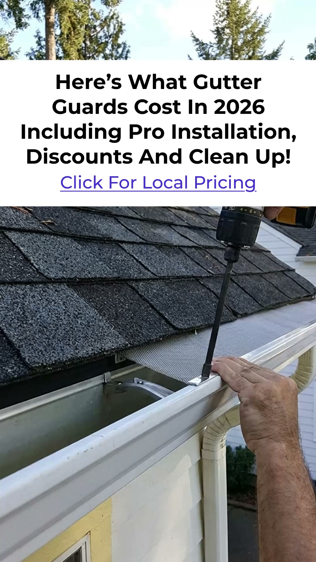 HomeBuddy.com Facebook ad: Don't Overpay for New Gutter Guards