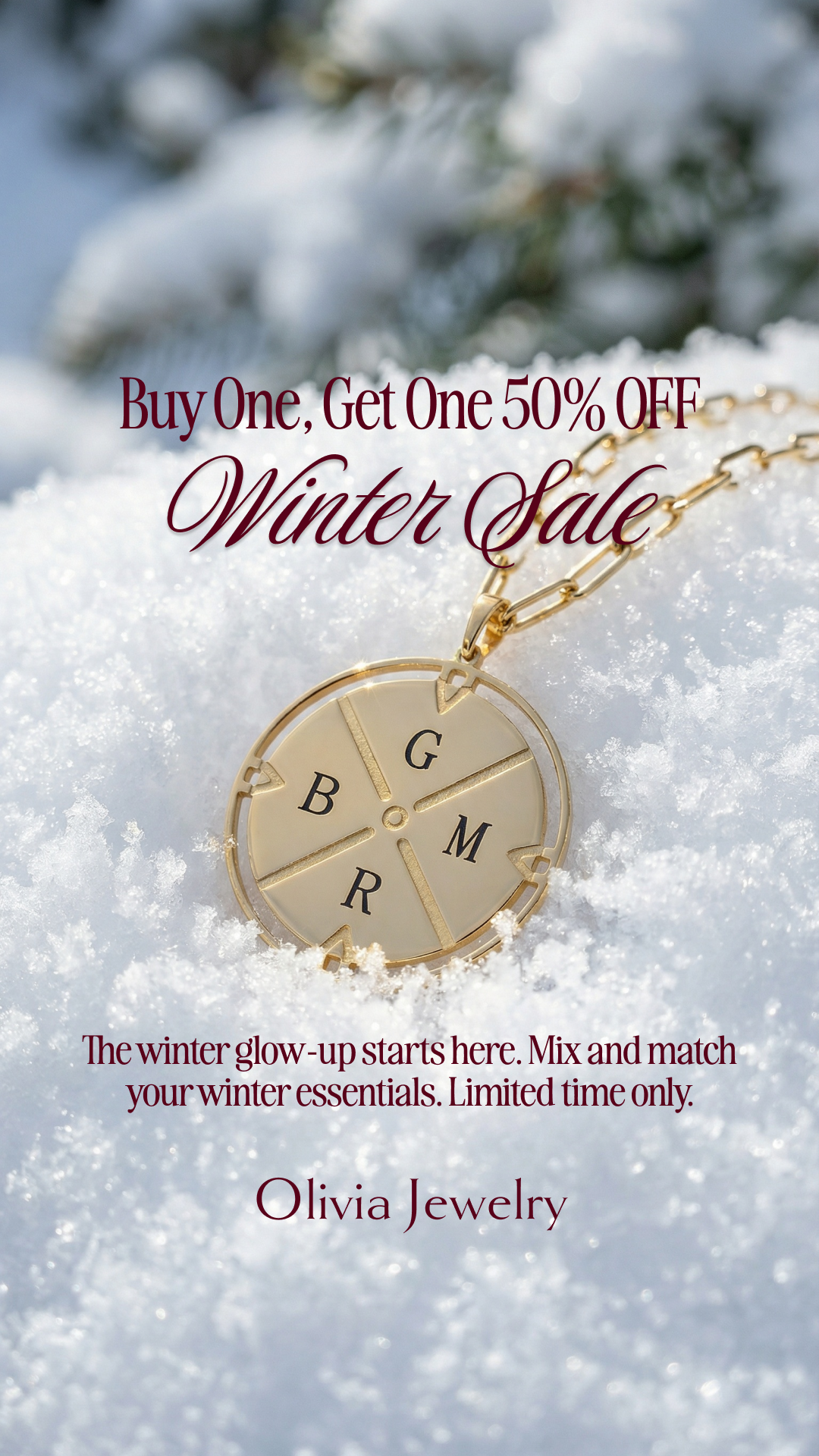 Olivia Jewelry Facebook ad