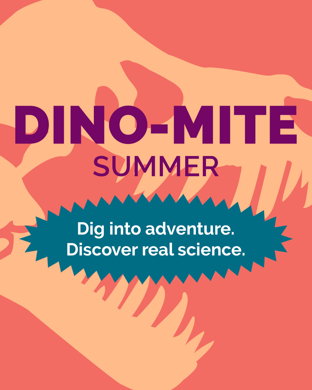 The Academy of Natural Sciences Facebook ad: Dino-Mite Summer | Academy of Natural Sciences