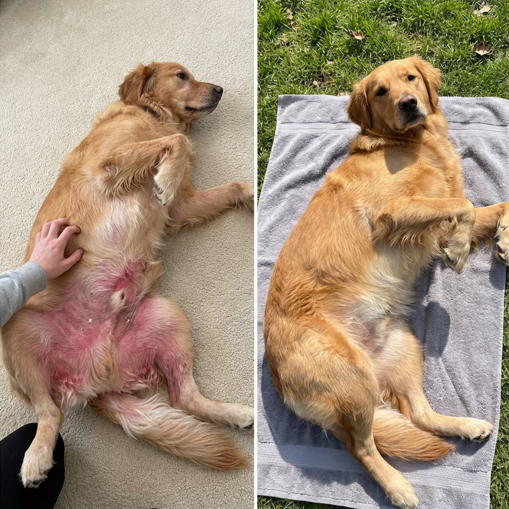 Ducky the Doggo Facebook ad: Read this if your dog scratches