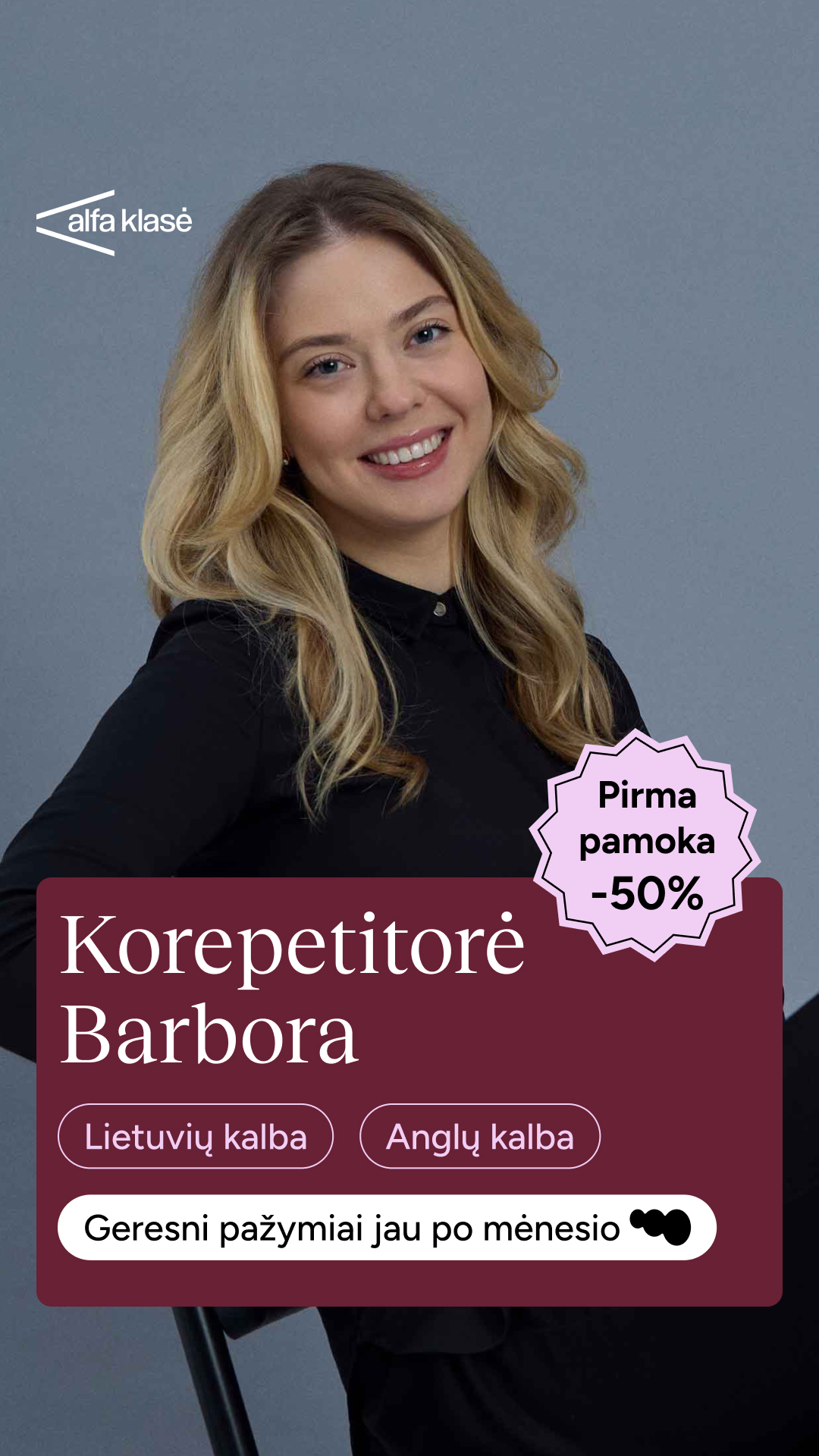 Alfa Klasė Facebook ad