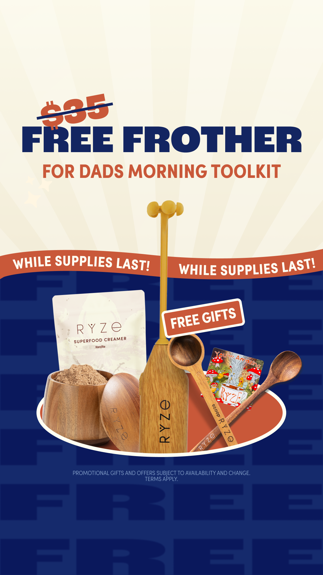 RYZE Superfoods Facebook ad