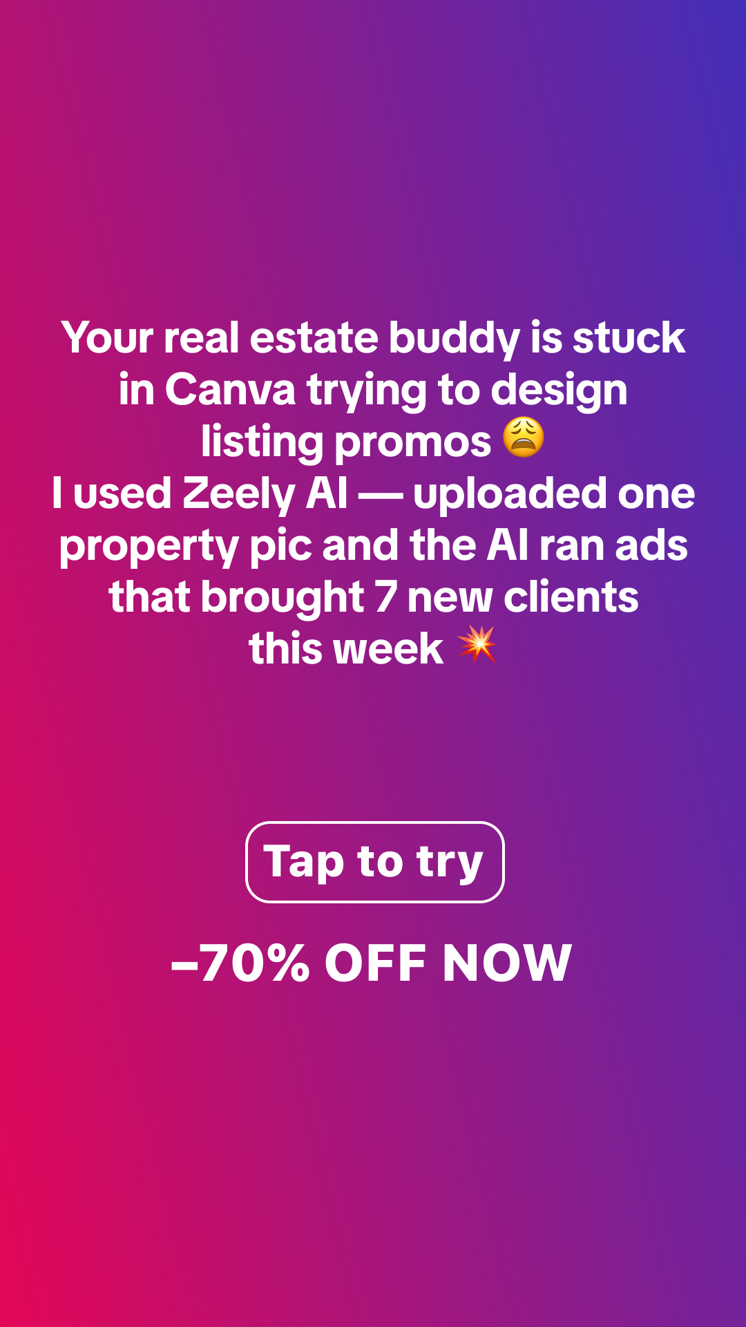 Zeely Facebook ad