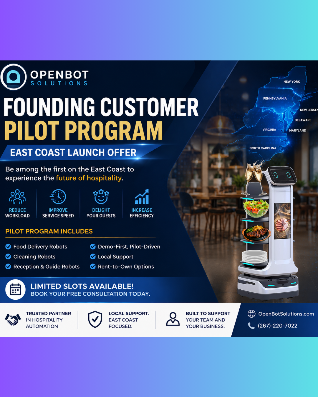 OpenBot - Servicing Robot Solutions Facebook ad