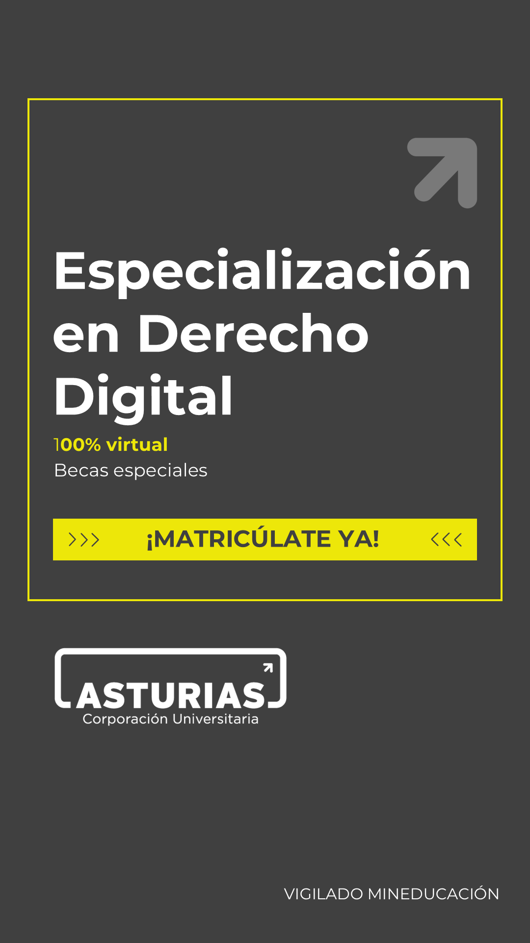 Asturias Corporación Universitaria Facebook ad